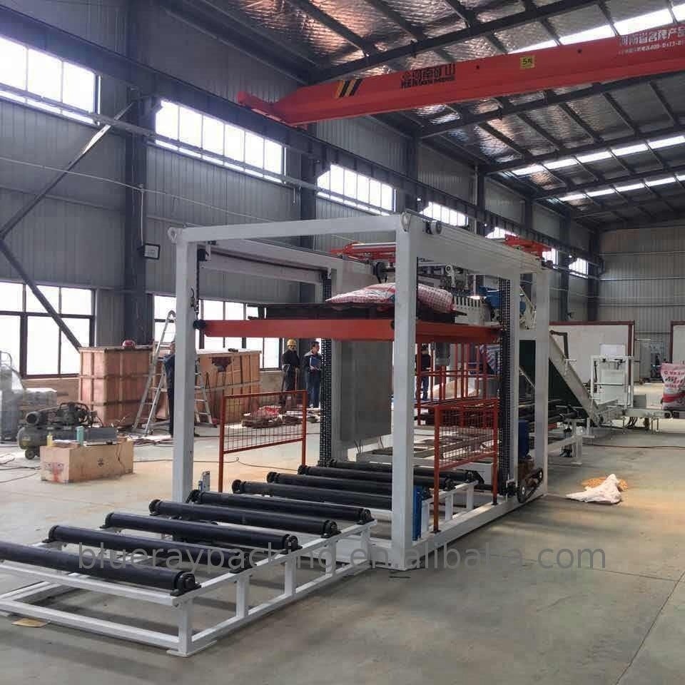 Factory manufacture  450-500 bag per hour automatic bag palletizing machine
